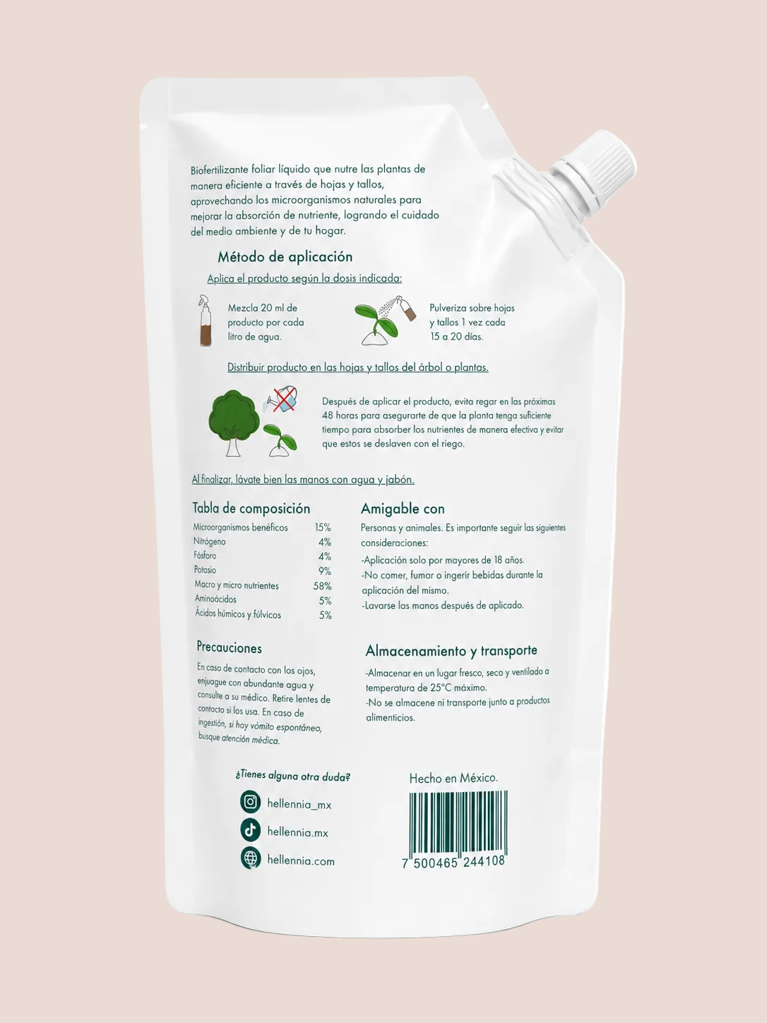 Folia - Fertilizante Orgánico Líquido para Plantas